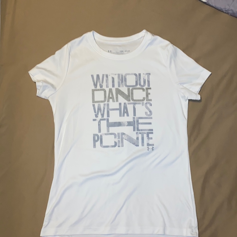 Girls Under Armour heat gear short sleeve